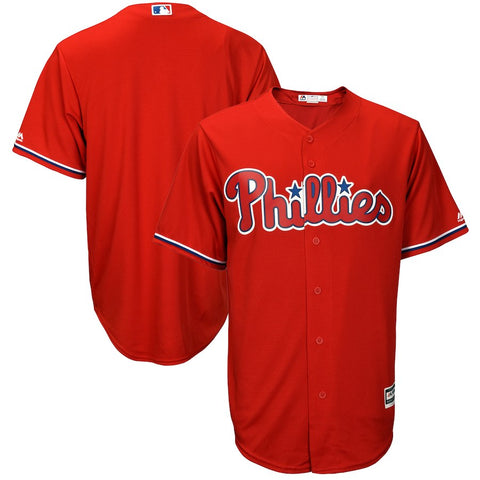 Philadelphia Phillies Majestic Big & Tall Fashion Cool Base Replica Team Jersey - Scarlet