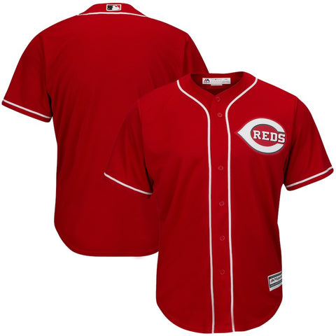 Cincinnati Reds Majestic Big & Tall Alternate Cool Base Replica Team Jersey - Scarlet