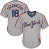 Darryl Strawberry New York Mets Majestic Big & Tall Cooperstown Collection Cool Base Replica Player Jersey - Gray