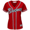 Freddie Freeman Atlanta Braves Majestic Women's Plus Size Alternate Cool Base Player Jersey - Scarlet