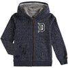 Detroit Tigers Majestic Youth Winning Streak Marled Full-Zip Hoodie - Navy