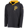 Pittsburgh Pirates Under Armour Charged Henley Pullover Hoodie - Black