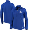 Los Angeles Dodgers Under Armour Women's Team Logo Half-Zip Performance Jacket - Royal