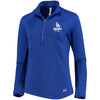 Los Angeles Dodgers Under Armour Women's Team Logo Half-Zip Performance Jacket - Royal