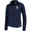 Tampa Bay Rays Under Armour Women's Team Logo Half-Zip Performance Jacket - Navy