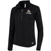 Miami Marlins Under Armour Women's Team Logo Half-Zip Performance Jacket - Black