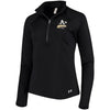 Oakland Athletics Under Armour Women's Team Logo Half-Zip Performance Jacket - Black