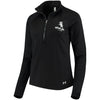 Chicago White Sox Under Armour Women's Team Logo Half-Zip Jacket - Black