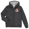 Baltimore Orioles Majestic Youth Winning Streak Marled Full-Zip Hoodie - Black