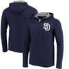 San Diego Padres Under Armour Charged Henley Pullover Hoodie - Navy