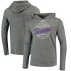 Toronto Blue Jays Under Armour Tri-Blend Pullover Hoodie - Heathered Gray