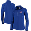 Texas Rangers Under Armour Women's Team Logo Half-Zip Performance Jacket - Royal