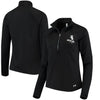Chicago White Sox Under Armour Women's Team Logo Half-Zip Jacket - Black