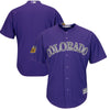 Colorado Rockies Majestic 2017 Spring Training Cool Base Team Jersey - Purple
