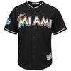 Miami Marlins Majestic 2017 Spring Training Cool Base Team Jersey - Black