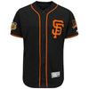 San Francisco Giants Majestic 2017 Spring Training Authentic Flex Base Team Jersey - Black