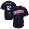 Francisco Lindor Cleveland Indians Majestic 2017 Spring Training Cool Base Player Jersey - Navy