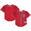 Washington Nationals Majestic Preschool Home Official Cool Base Team Jersey