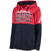 Atlanta Braves 5th & Ocean by New Era Women's Full-Zip Hoodie - Navy/Red