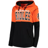 Baltimore Orioles 5th & Ocean by New Era Women's Full-Zip Hoodie - Black/Orange