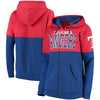 Texas Rangers 5th & Ocean by New Era Women's Full-Zip Hoodie - Royal/Red