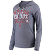 Boston Red Sox 5th & Ocean by New Era Women's Jersey Tri-Blend Pullover Hoodie - Navy