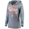 Houston Astros 5th & Ocean by New Era Women's Jersey Tri-Blend Pullover Hoodie - Navy