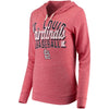 St. Louis Cardinals 5th & Ocean by New Era Women's Jersey Tri-Blend Pullover Hoodie - Red