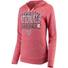 Washington Nationals 5th & Ocean by New Era Women's Jersey Tri-Blend Pullover Hoodie - Red
