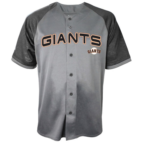 San Francisco Giants Stitches Glitch Jersey - Charcoal/Black