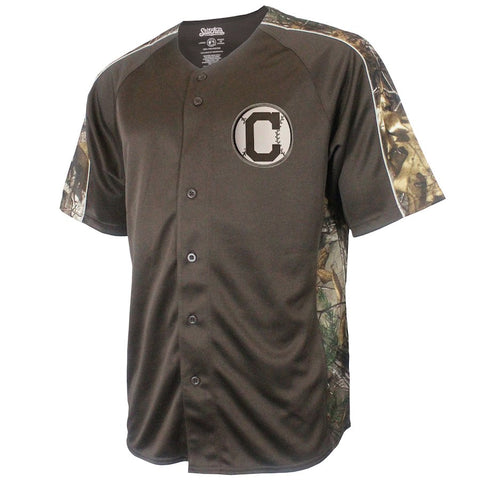 Cleveland Indians Stitches Youth Replica Jersey - Realtree Camo