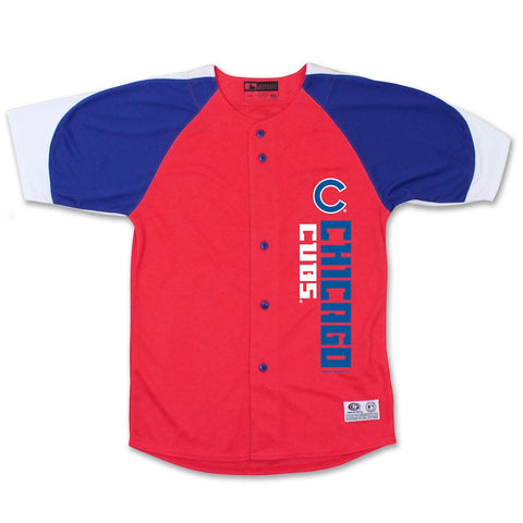 Chicago Cubs Stitches Youth Vertical Jersey - Red/Royal