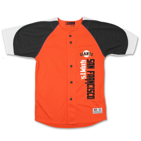 San Francisco Giants Stitches Youth Vertical Jersey - Orange/Black