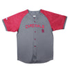 St. Louis Cardinals Stitches Youth Glitch Jersey - Charcoal/Red