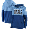 Kansas City Royals 5th & Ocean by New Era Women's Full-Zip Hoodie - Royal/Light Blue
