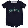 Seattle Mariners Majestic Newborn & Infant Alternate Cool Base Romper Jersey