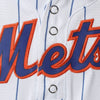 New York Mets Majestic Newborn & Infant Home Cool Base Romper Jersey - White/Royal