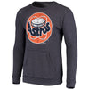Houston Astros Majestic Threads Cooperstown Collection Tri-Blend Pocket Fleece Sweatshirt - Navy