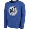 Seattle Mariners Majestic Threads Cooperstown Collection Tri-Blend Pocket Fleece Sweatshirt - Royal