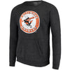 Baltimore Orioles Majestic Threads Cooperstown Collection Tri-Blend Pocket Fleece Sweatshirt - Black