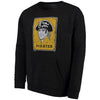 Pittsburgh Pirates Majestic Threads Cooperstown Collection Tri-Blend Pocket Fleece Sweatshirt - Black