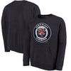 Detroit Tigers Majestic Threads Cooperstown Collection Tri-Blend Pocket Fleece Sweatshirt - Navy