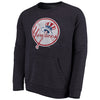 New York Yankees Majestic Threads Cooperstown Collection Tri-Blend Pocket Fleece Sweatshirt - Navy