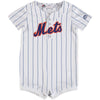 New York Mets Majestic Newborn & Infant Home Cool Base Romper Jersey - White/Royal