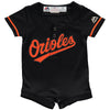 Baltimore Orioles Majestic Newborn & Infant Alternate Cool Base Romper Jersey - Black