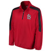 St. Louis Cardinals G-III Sports by Carl Banks Synergy Half-Zip Pullover Jacket - Red