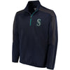 Seattle Mariners G-III Sports by Carl Banks Synergy Half-Zip Pullover Jacket - Navy