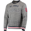 St. Louis Cardinals New Era French Terry Sweatshirt - Steel/Navy