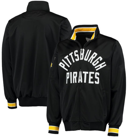 Pittsburgh Pirates G-III Sports by Carl Banks Contender Full-Zip Jacket - Black