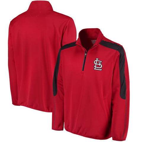 St. Louis Cardinals G-III Sports by Carl Banks Synergy Half-Zip Pullover Jacket - Red